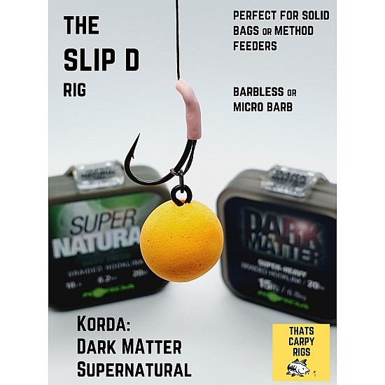 Slip D Rigs Solid PVA Bag (Method Feeder) - Professionally Tied