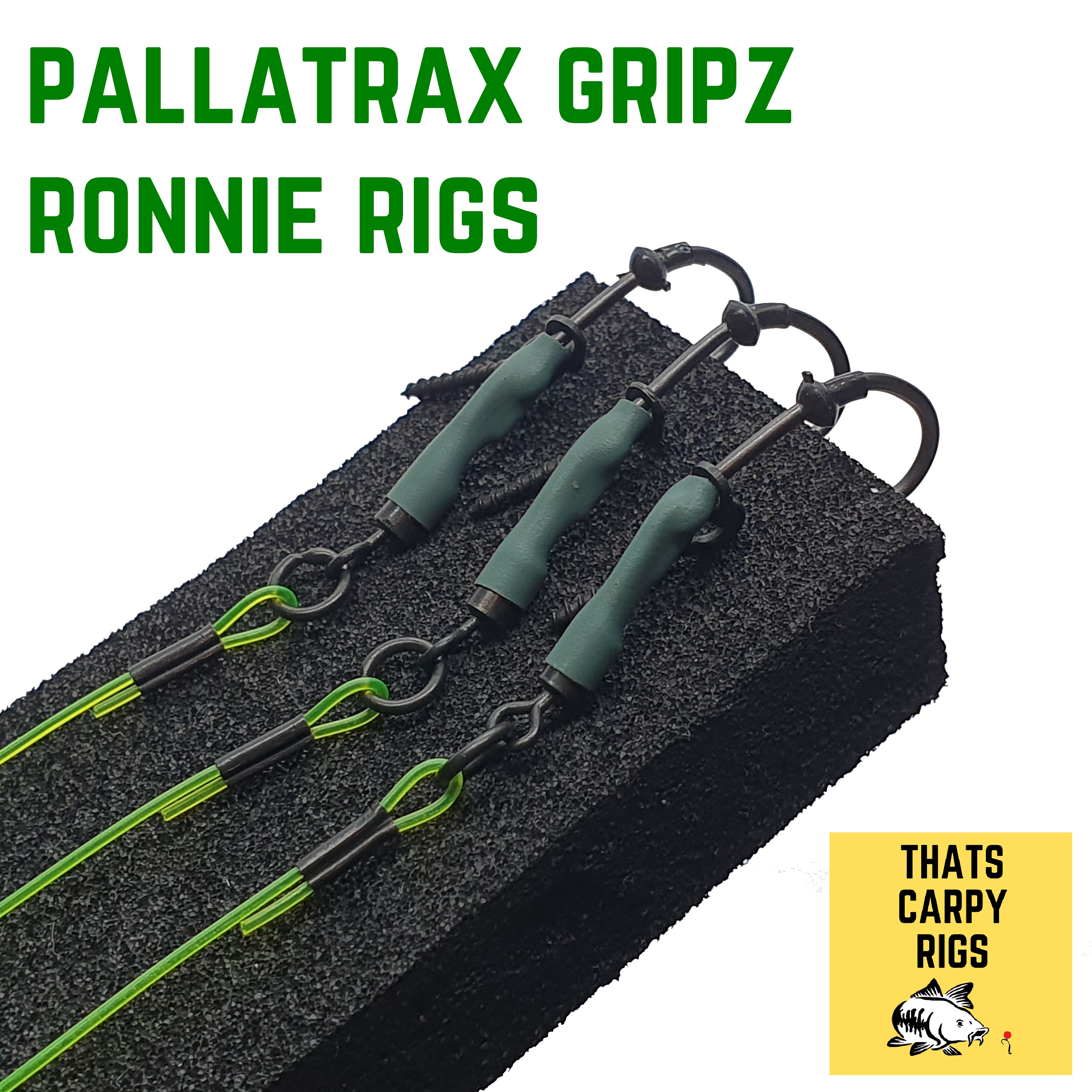 Pallatrax Gripz Ronnie Rigs - Professionally Tied Carp Rigs