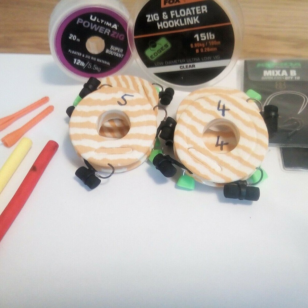 Tisha Rigs Premium Zig Rigs - Professionally Tied Carp Rigs