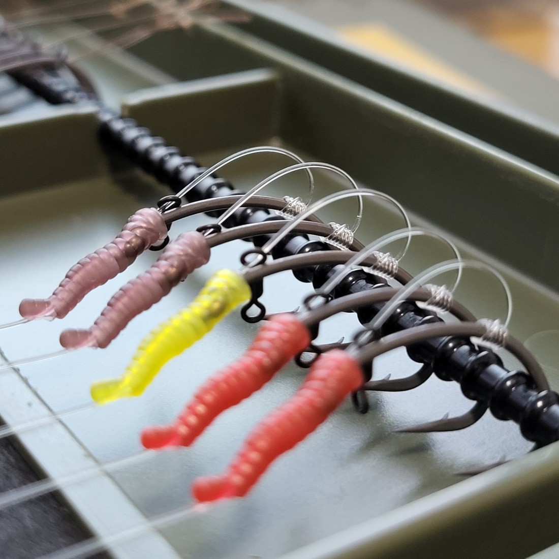 Enhanced Clear - IQ D Rigs - Professionally Tied Carp Rigs
